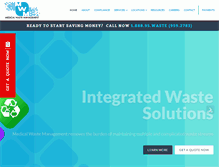 Tablet Screenshot of medwastemgmt.net